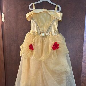 Disney BelleYellow Princess Dress with Red Accents